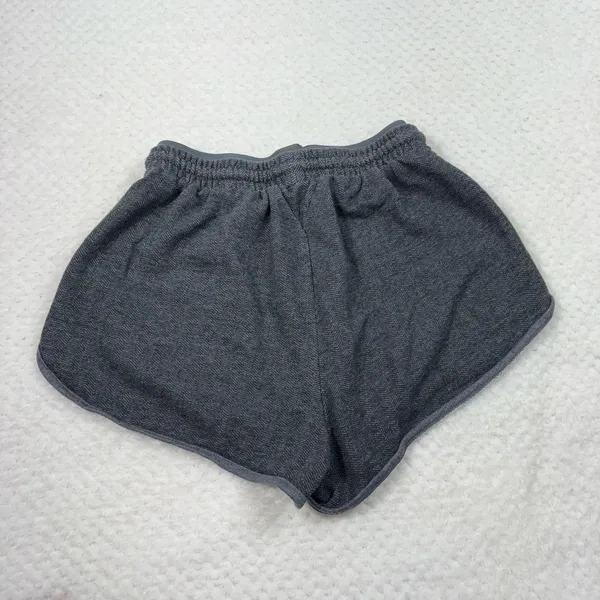 Gymshark Women's Gray Layered Dual Band Waistband Gray Sweat Shorts XS Running - Image 4