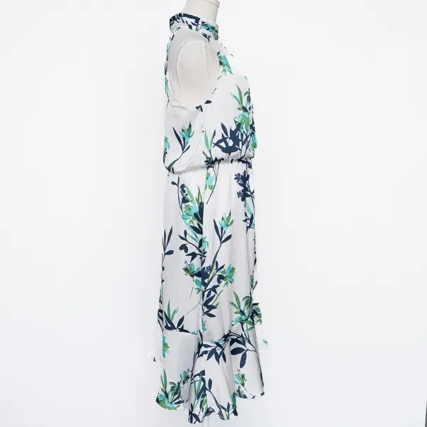 Adrianna Papell Floral Halter Midi‎ Dress - Image 5