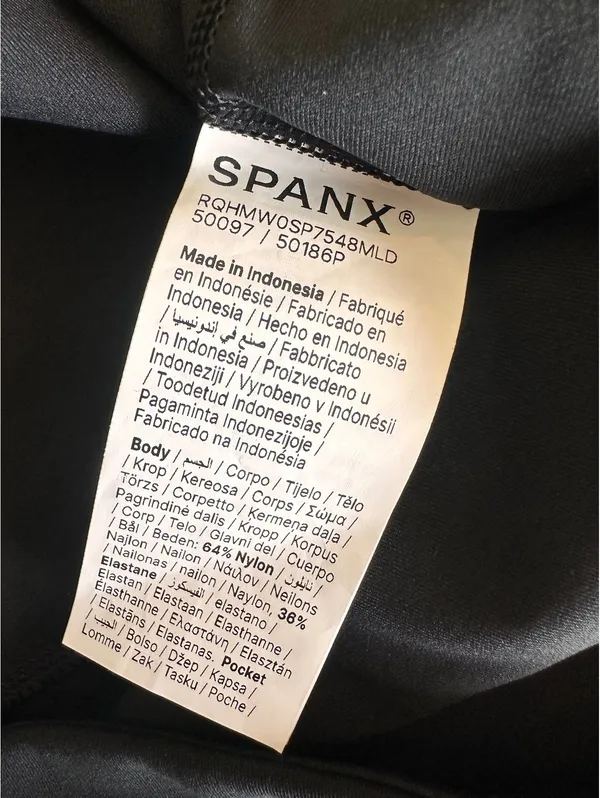 NWT SPANX Booty Boost 7/8 Length Leggings Very Black Women’s Plus size 1X 50186P - Image 8