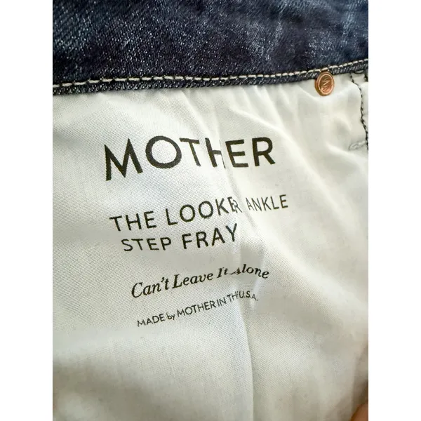 MOTHER | The Looker Ankle Step Fray Jeans Can't Leave It Alone | Sz 26 - Image 11