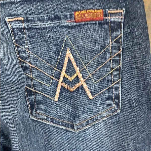 7 For All Mankind A-Pocket Fray Hem Ankle Jeans - Image 6