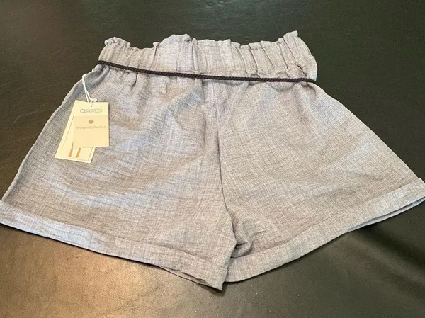 Ci Sono High Waist Blue Grey Shorts NWT size Large - Image 3
