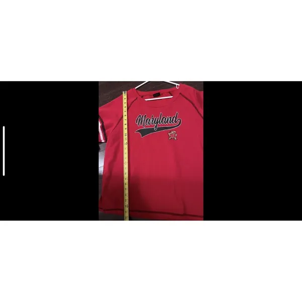 Women's Colosseum Maryland Terrapins‎ Pullover Fleece Sweatshirt XL - Image 7