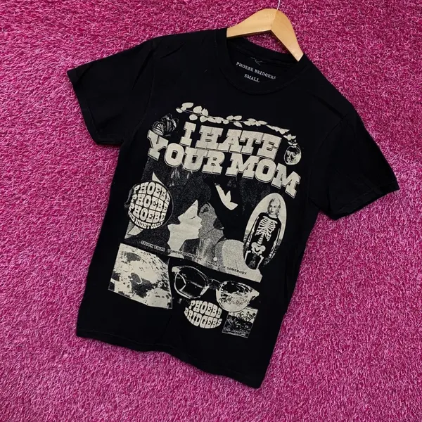 Phoebe Bridgers Punisher Tour I Hate Your Mom Emo-Folk Tee S - Image 3