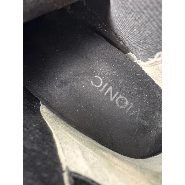 Vionic Sawyer Black Leather Wingtip Chelsea Ankle‎ Boots Size 7 Preppy Orthotic - Image 8