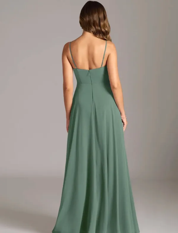 Azazie Eucalyptus Bridesmaid Dress - Image 2