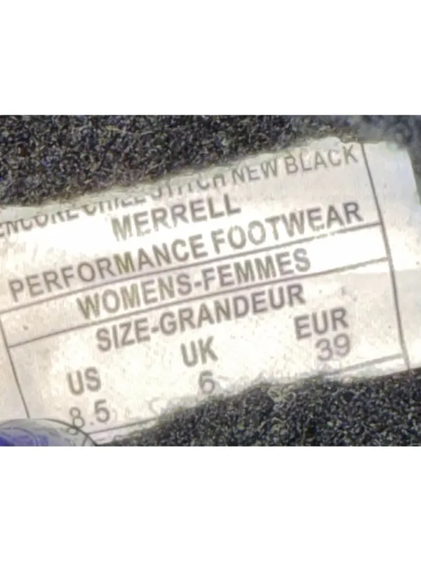 Merrell Encore Chill Stitch Black Mule Clogs Slip On Suede Women's Size 8.5 US - Image 5