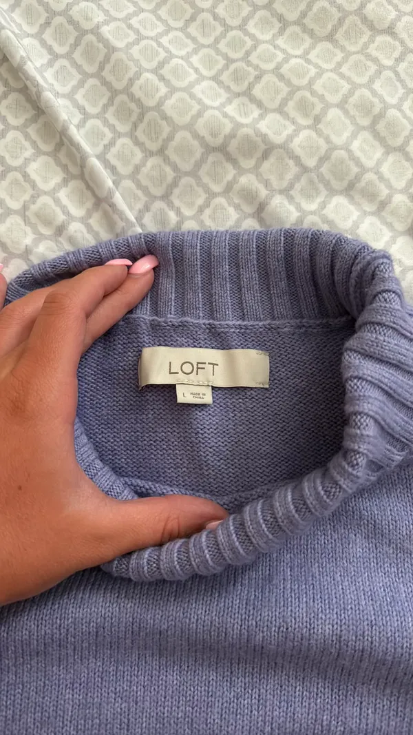 Loft Sweater Purple - Image 4