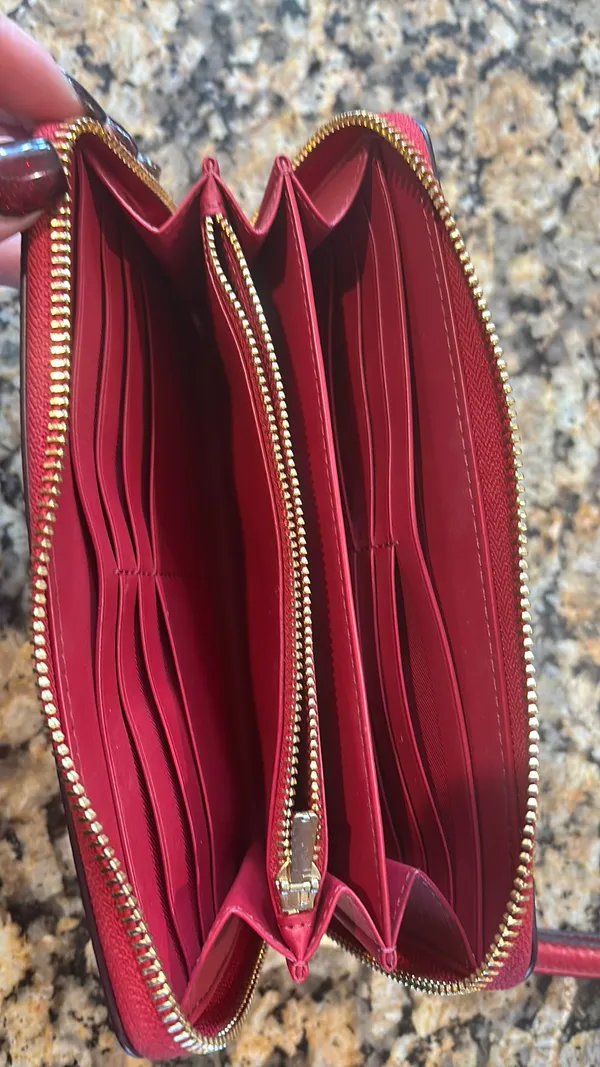 Red Accordion Wallet - Image 5