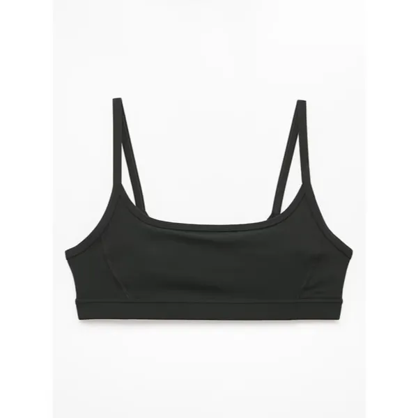 New Athleta M Square Neck Bra Elm Green Medium Cup A-C - Image 3