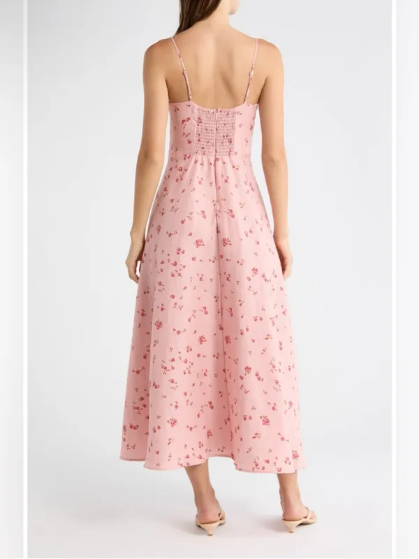 Reformation Monette Linen Dress in Noelia - Image 6