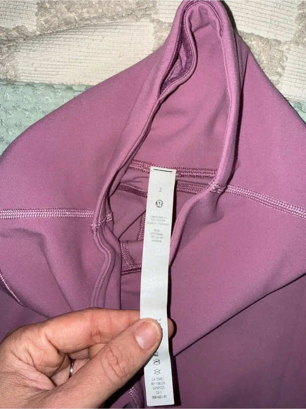Lululemon Groove Super-High-Rise Flared Pant Nulu Velvet Dust size 2 - Image 4