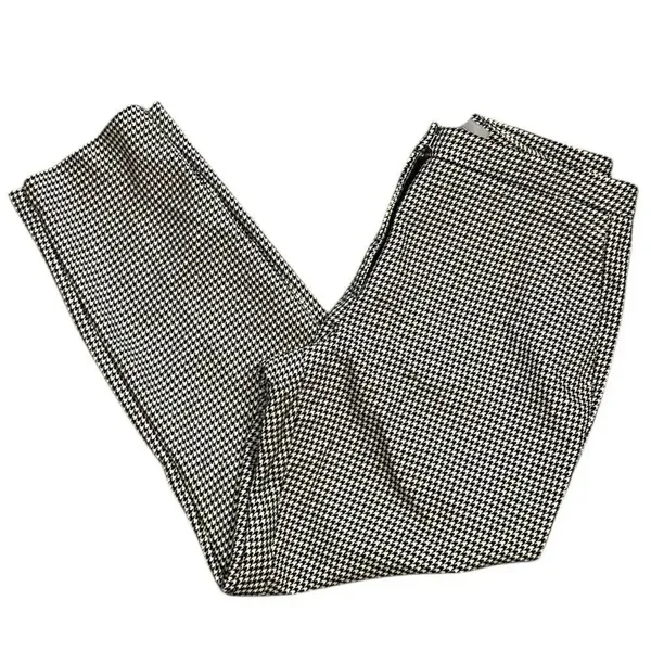 H&M Black and White Ankle Length Dress Pants(Size 6) - Image 2