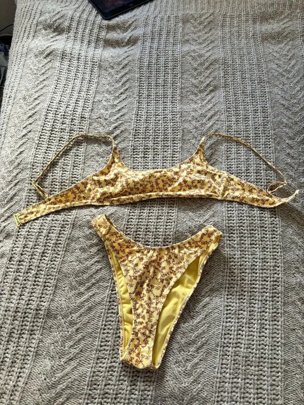 Yellow Floral Bikini From PAC Sun - Image 4