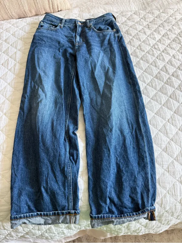 Everlane loose curve Jean, size 25 , organic cotton - Image 2