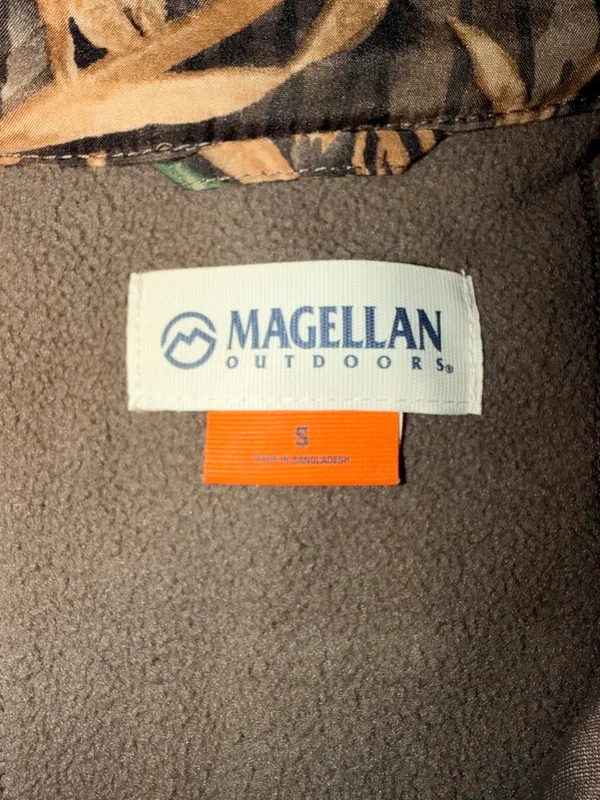 Magellan Outdoors Camo Fleece Jacket Womens S Shadow Grass Blades Hunting - Image 5