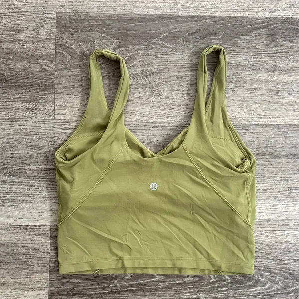 Lululemon Sage Green Align Tank Camisole Size 6 - Image 2
