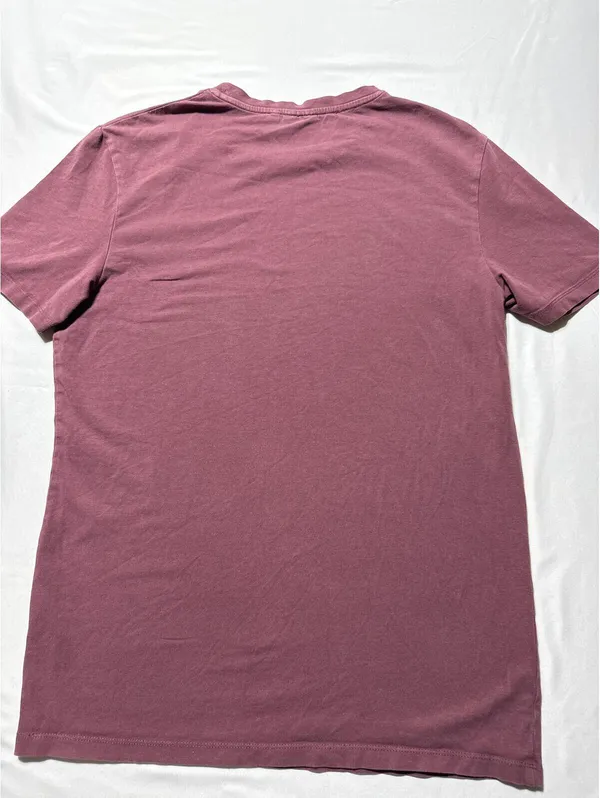 ASOS Design Burgundy Crew Neck Short Sleeve T-Shirt Size XL - Image 6
