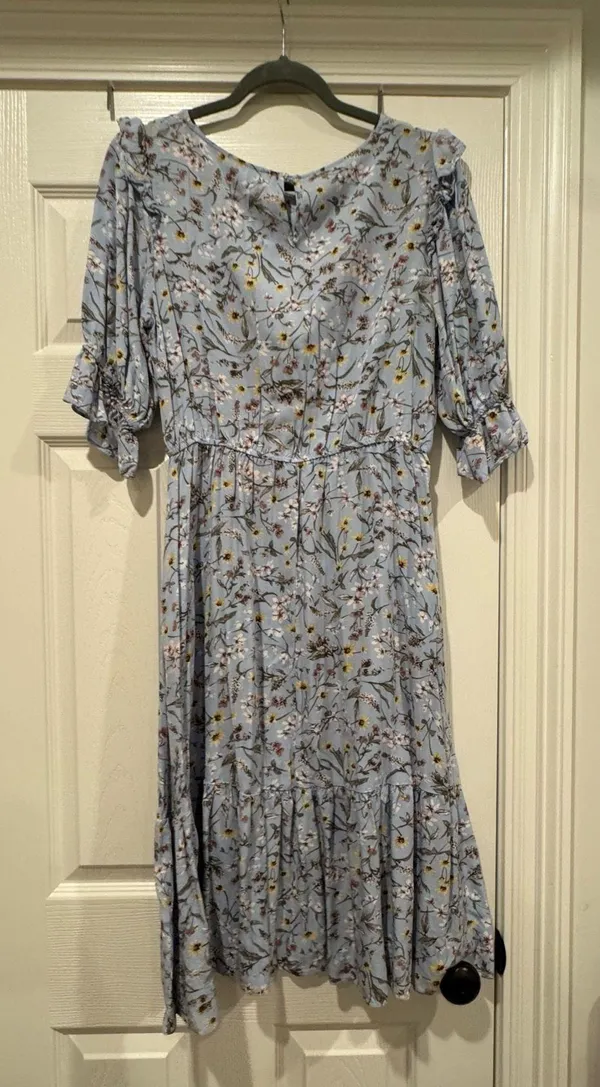 Midi Dress Blue Size M - Image 3