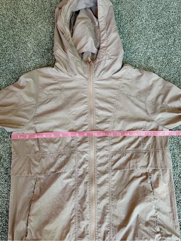 Lululemon Hood Lite Jacket Packable Blush Pink Hooded Windbreaker Size 4 - Image 4