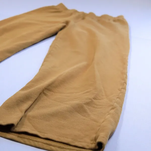 FP Movement Sweatpants Women XS Gold Wide Leg French Terry Back Pocket Yoga Pant - Image 5