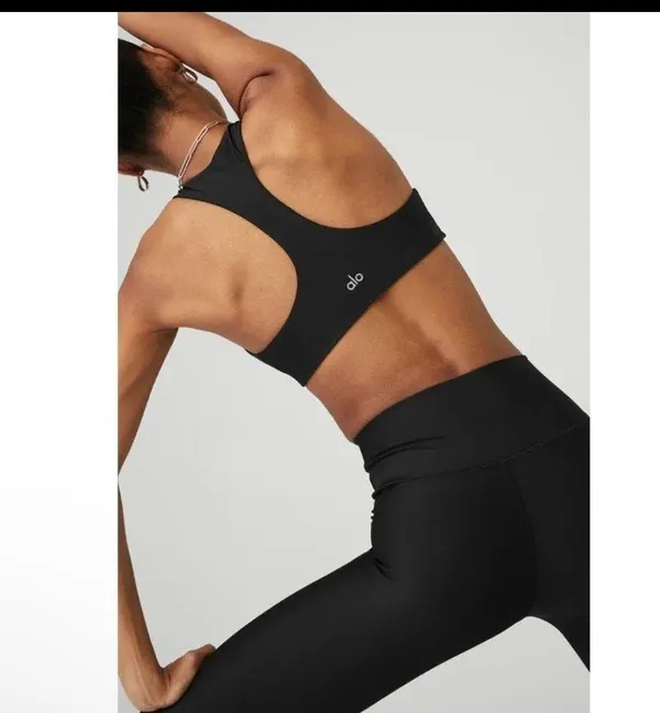ALO AIRLIFT AIRLIFT ADVANTAGE RACERBACK BRA Black Size M NWT - Image 4