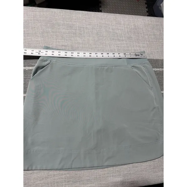 32 Degrees Cool Womens Athletic Skort Sage Green‎ Pockets Large - Image 3