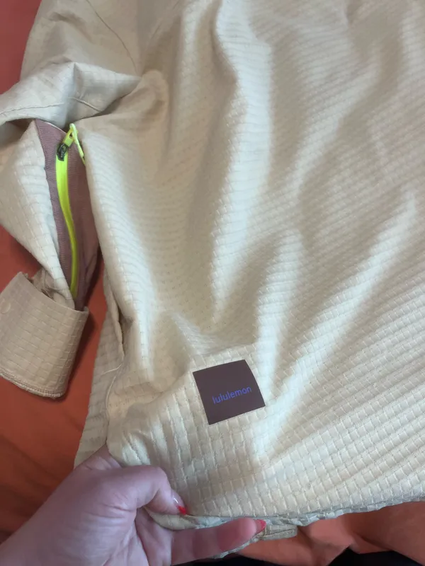Lululemon Grid Fleece Hiking Overshirt Prosecco Pink Clay 10 - Image 4