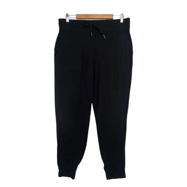 Lululemon Ready To Rulu High Rise Joggers Womens 12 Black Pant Lounge Activewear - Image 7