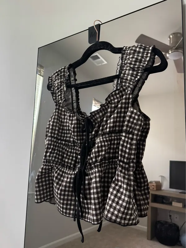 Cider Gingham Tank - Image 4