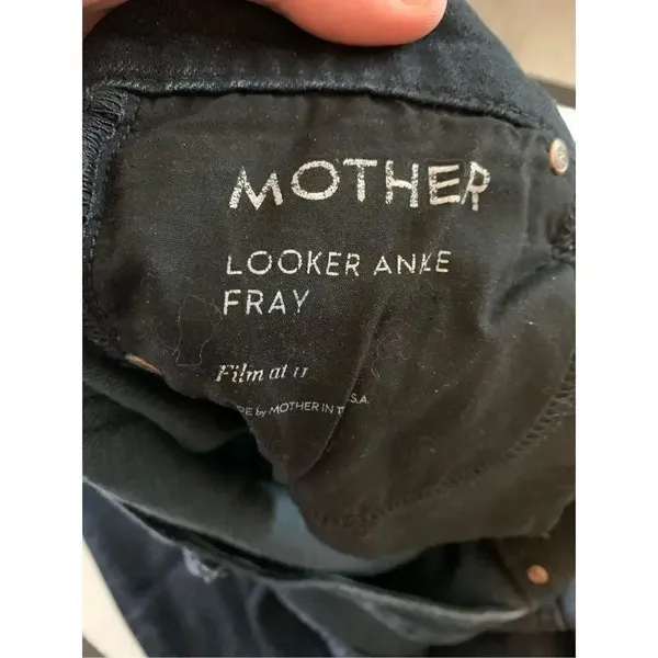 Mother Looker Ankle Fray Film At 11 denim jeans women’s size 25 - Image 7