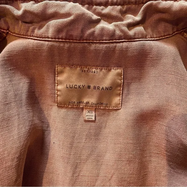 Lucky Brand Zipper Utility Jacket In Rose - Image 12