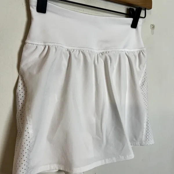 Spanx - Get Moving 14" Skort White Athletic Golf Pickleball Tennis Outdoors - Image 4