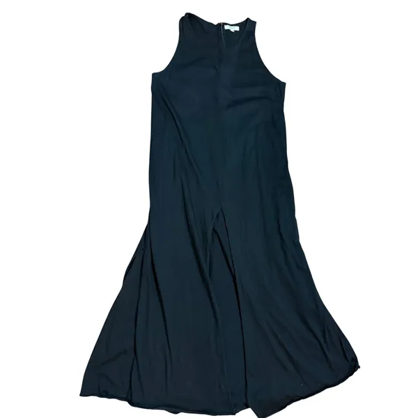 Madewll Black 100% Cotton Sleeveless Midi Dress sz 8‎ - Image 3