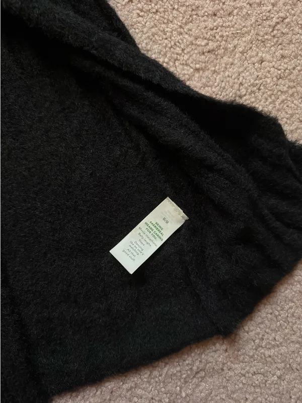 Aerie Black Midi Skirt Ribbed - Image 3