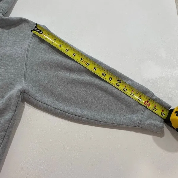 Athleta Gray Fleece Hoodie Size XL Women’s Cozy Pullover Sweatshirt - Image 7