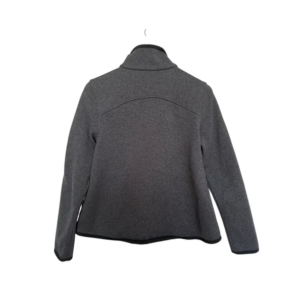 Lululemon Its Fleecing Cold Zip Up Jacket Women’s Sz 6 Heathered Black Fleece - Image 4