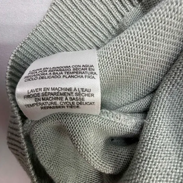 Draper's & Damon's Short Sleeve Pointelle Knit Sweater Sage Green - Image 12