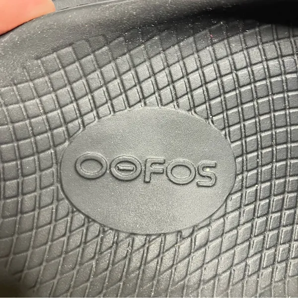 Oofos Ooriginal black sandals flip flops comfort sandals unisex‎ sizing - Image 7