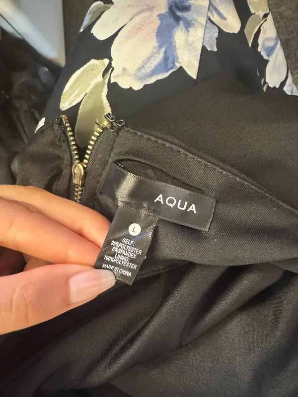 AQUA Dress Mini Black - Image 4
