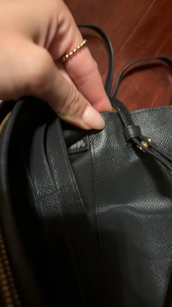 Black Coach Purse Crossbody - Image 6