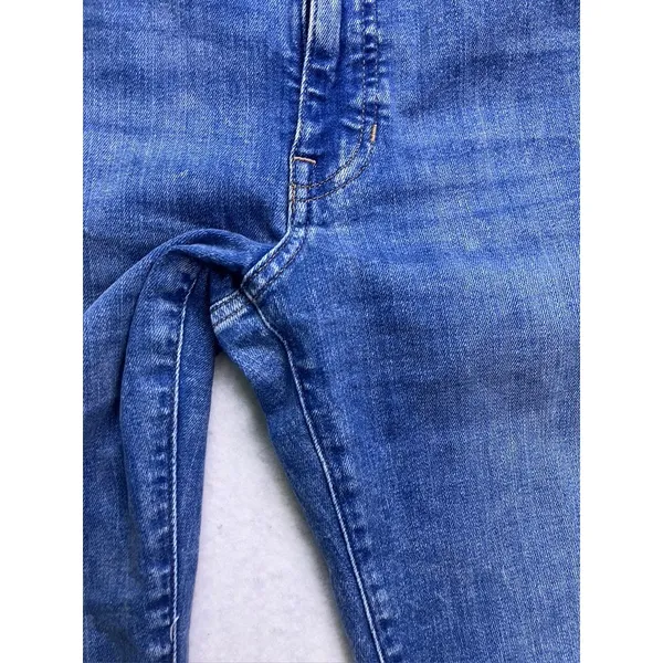 J.Crew 9" Vintage Slim Straight Jeans‎ Women 28 Blue Denim Stretch Casual - Image 8