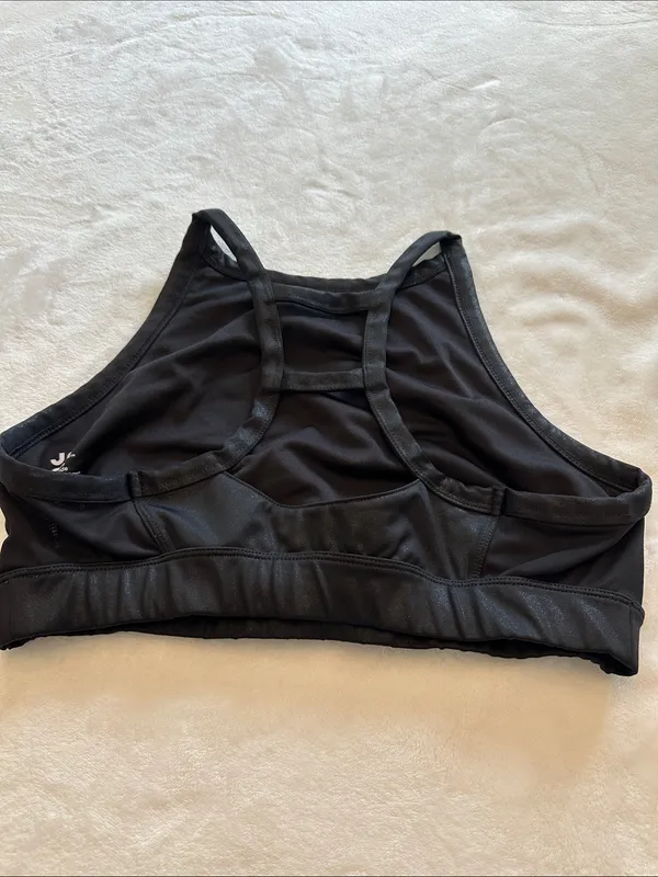 JoyLab Black High-Neck Sports Bralette - Image 3