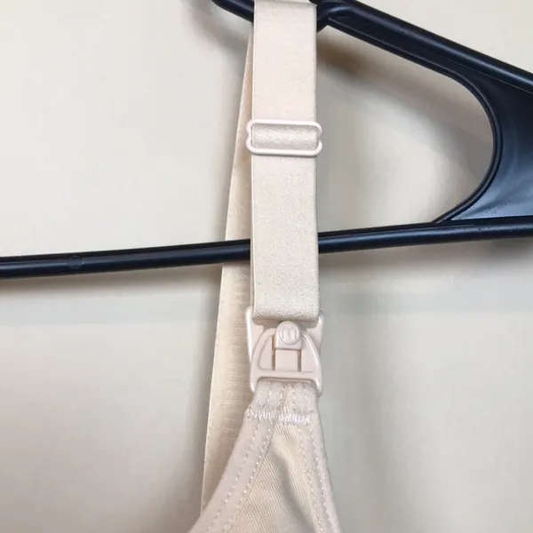 NWT MomCozy Milk Pumping Bra Nude Adjustable Post Maternity - Image 2
