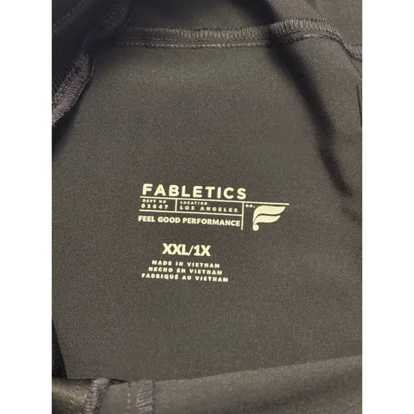 Fabletics Scrub Joggers Womens XXL/1X Black Drawstring Cargo Pockets Activewear - Image 7