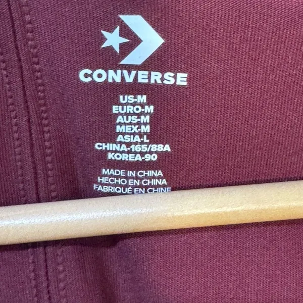 Converse long sleeve corset top‎ medium nwot - Image 5