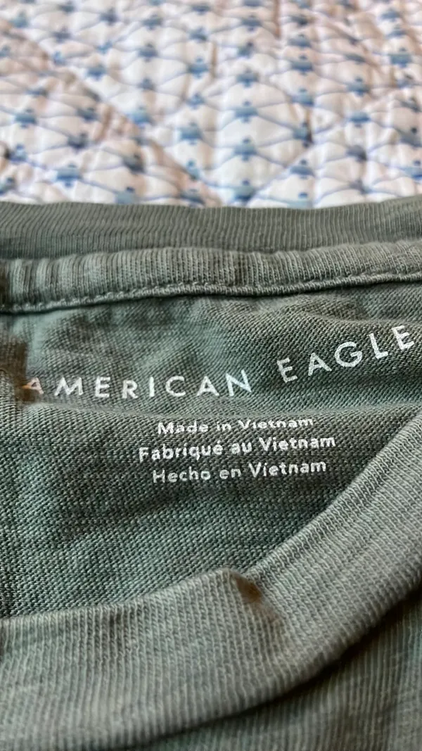 American Eagle Short Sleeve Top crop - Image 3
