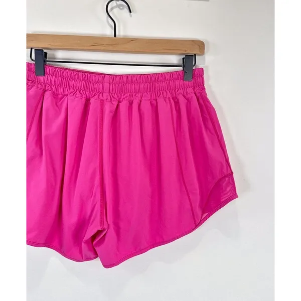 Lululemon Women Shorts Blue Hotty Hot II Athletic Lined Stretch Running Size 10 - Image 8