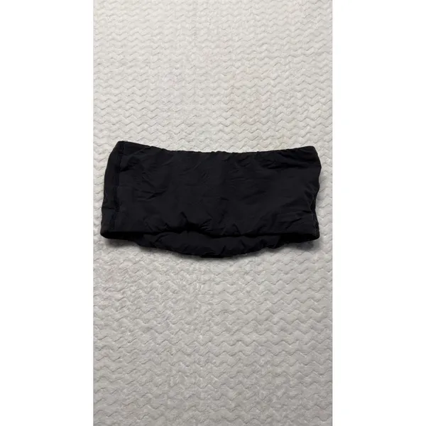 Skims Black Strapless Tube Top Bandeau Minimalist Stretch Size large - Image 3