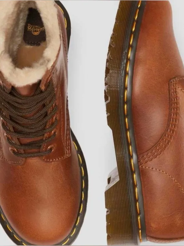 Dr. Martens 1460 Serena Boots Butterscotch Brown New 9 - Image 2